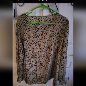 4x 5x shirt leopard print